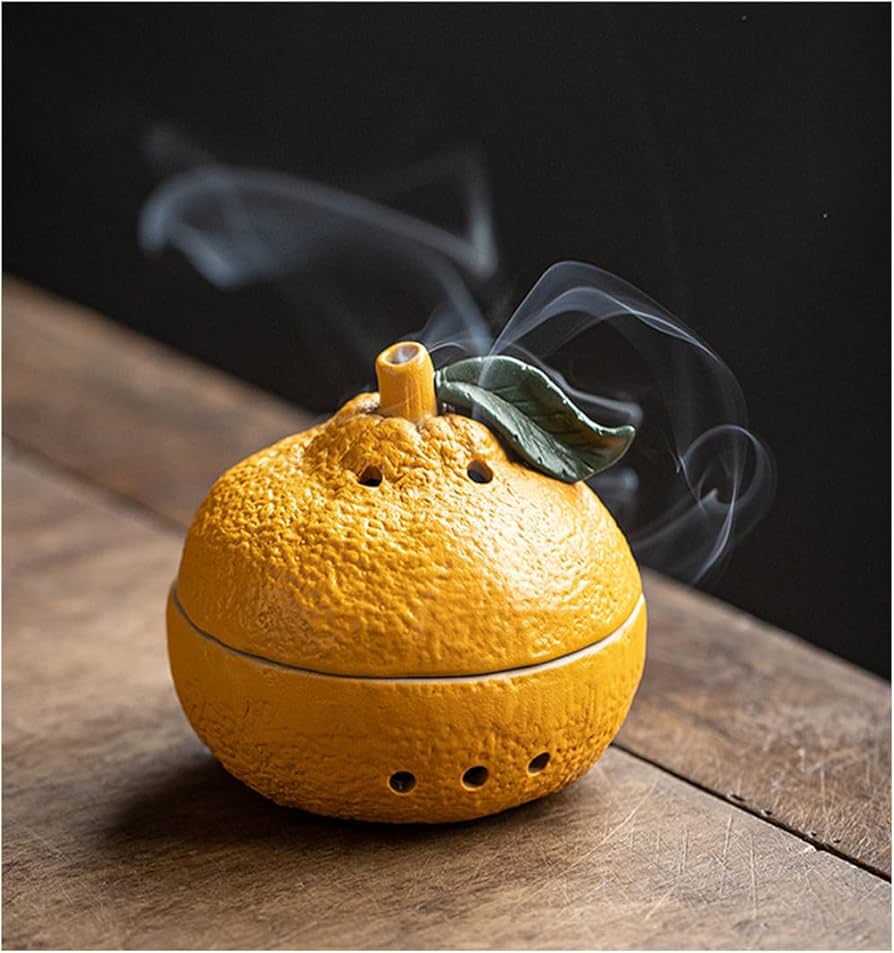 Amazon｜Nobuwile香炉 お香立て 陶器 蓋付き 難燃綿あり お香置き 丸