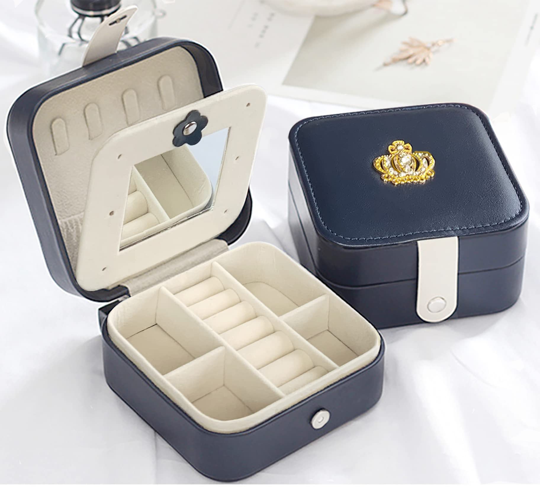 Amazon | 地平線の星 ジュエリーボックス アクセサリーケース ミラー