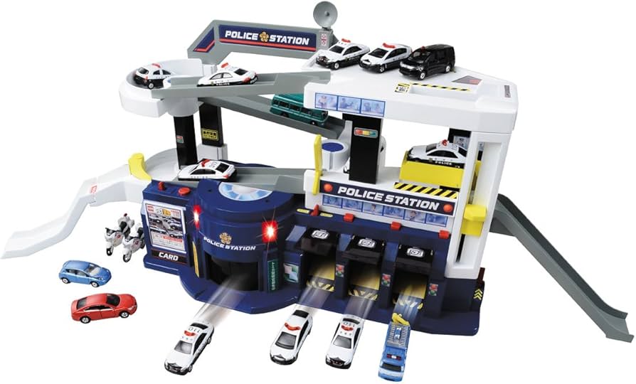 Amazon.co.jp: Tomica DX Sound Police Station : Toys & Games