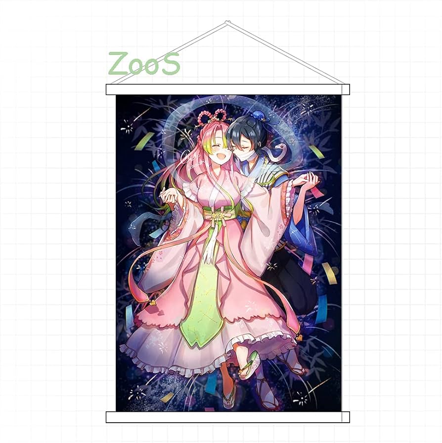 Amazon.co.jp: ZooSタペストリー 鬼滅の刃 灭鬼之刃 Demon Slayer 甘露