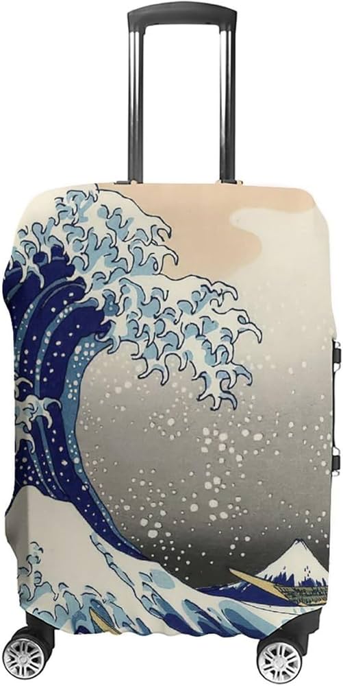 Amazon.co.jp: 葛飾北斎 富嶽三十六景 神奈川沖浪裏 スーツケース
