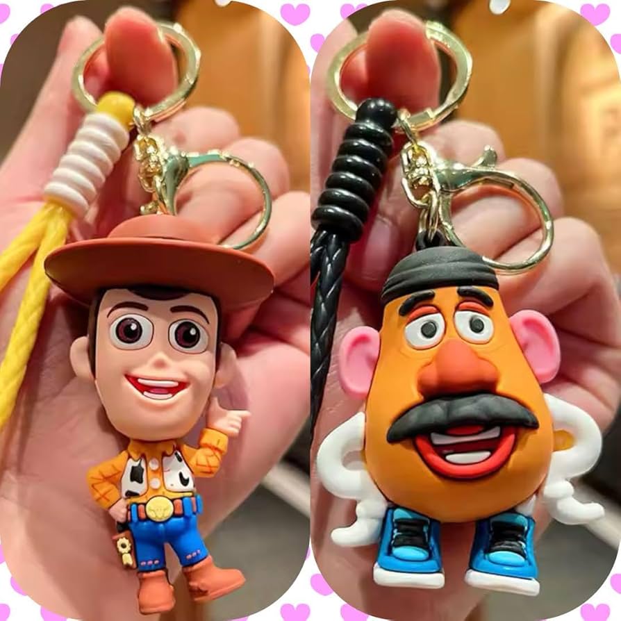Amazon.co.jp: トイストーリー ウッディ ポテトヘッド キーホルダー