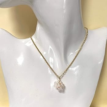 Amazon | [Rta varuna] 【Rvaru】 K18トップ 淡水真珠 (M) フラワー