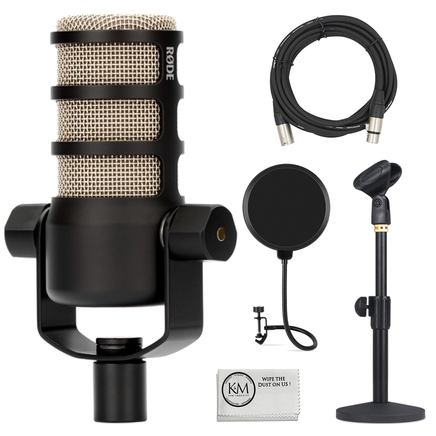Amazon.com: Rode PodMic Dynamic Podcasting Microphone | Black
