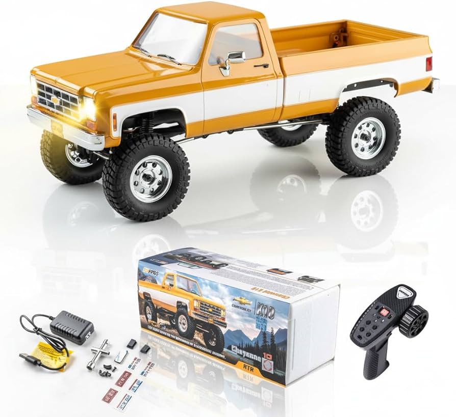 Amazon.com: EAZYRC FMS 1/18 FCX18 Chevy K10 RC Crawler RTR with