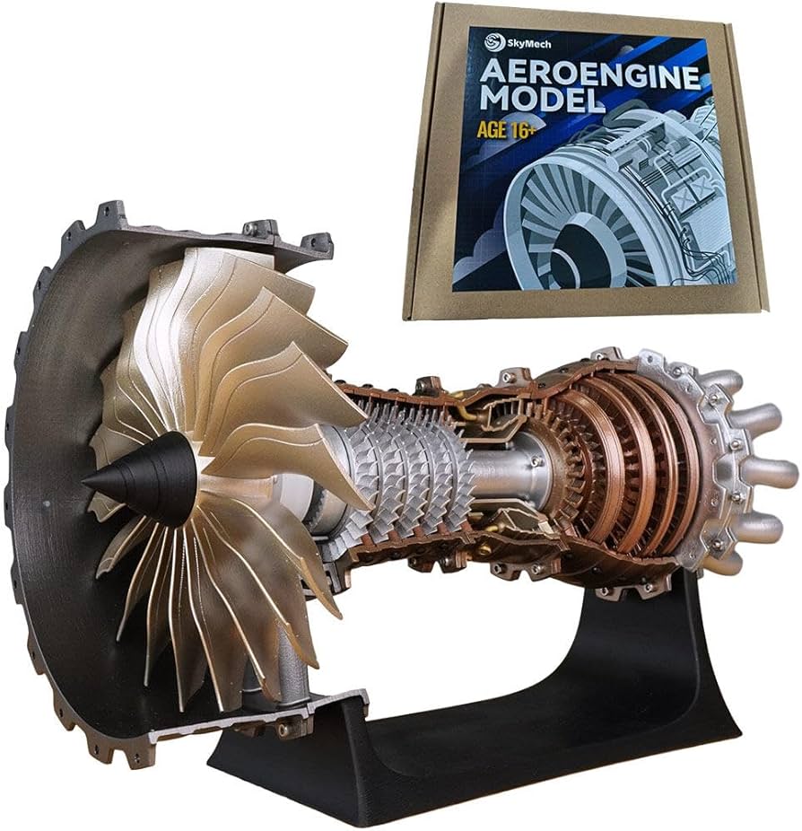 Amazon.co.jp: Helixsun 1/20 ターボファンエンジンモデルキット、150