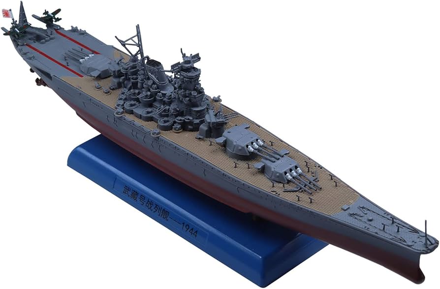 Amazon.com: Udnorbay Musashi 1944 Japanese Battleship Model 1/1000