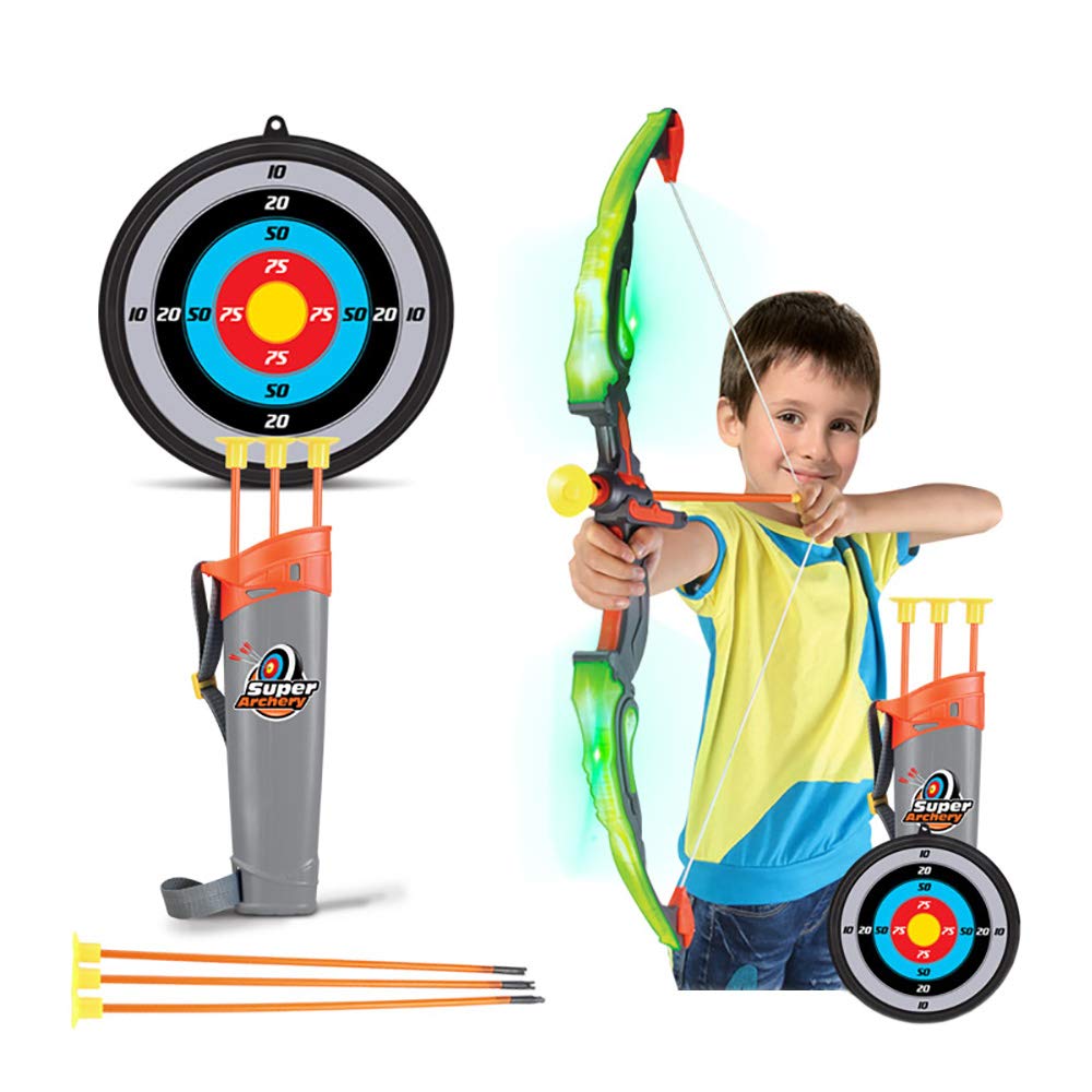 Amazon.co.jp: SHARROW アーチェリーおもちゃセット 子供用弓矢セット