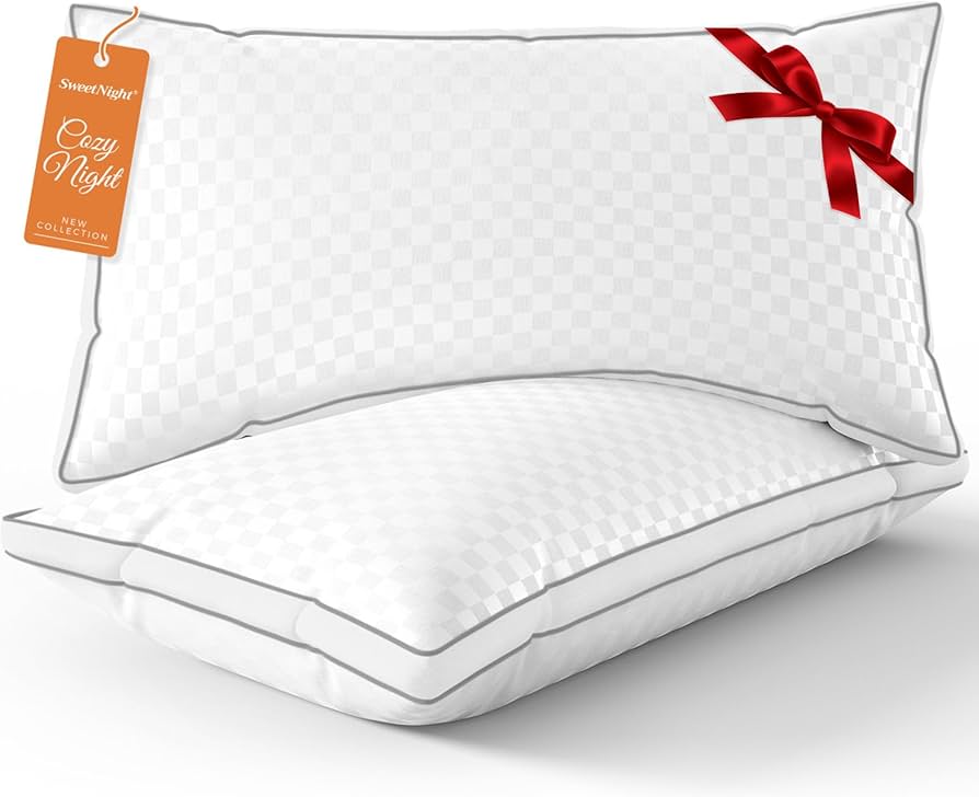 Amazon.com: SweetNight Bed Pillows Queen Size Set of 2, Fluffy