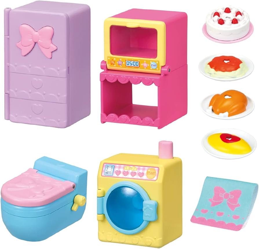 Amazon.co.jp: ポケットメルちゃん パーツ きほんの家具セット 1851585