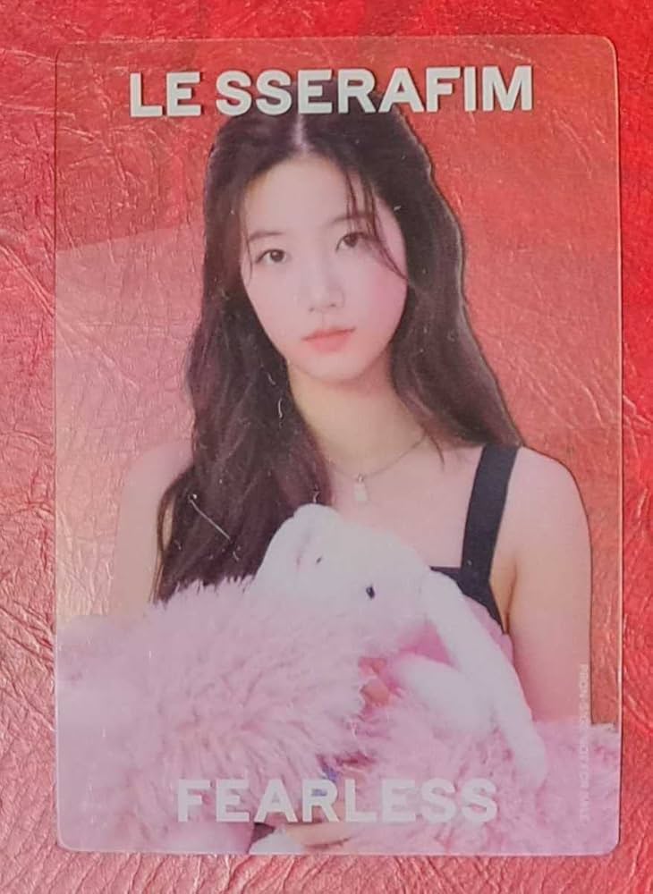 Amazon.co.jp: LE SSERAFIM カズハ FEARLESS クリアトレカ Weverse