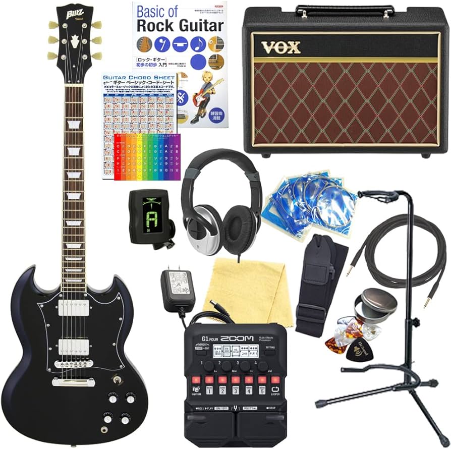 Amazon | エレキギター 初心者セット SG タイプ VOXアンプ付18点セット