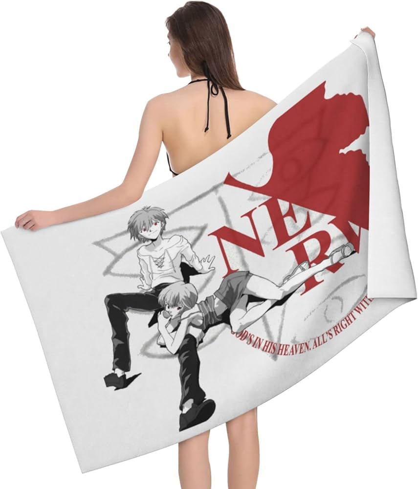 Amazon｜新世紀エヴァンゲリオン バスタオル マイクロファイバー 吸水