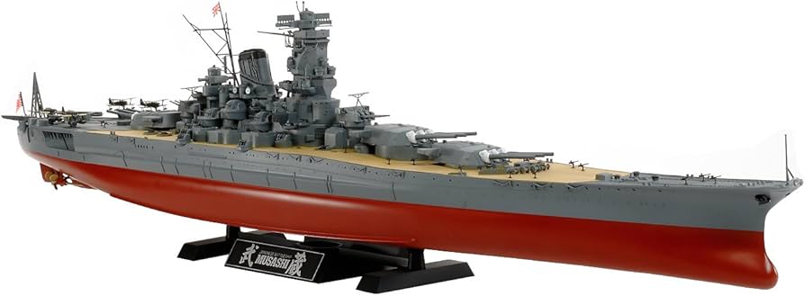 Amazon | タミヤ 1/350 艦船シリーズ No.31 日本海軍 戦艦 武蔵