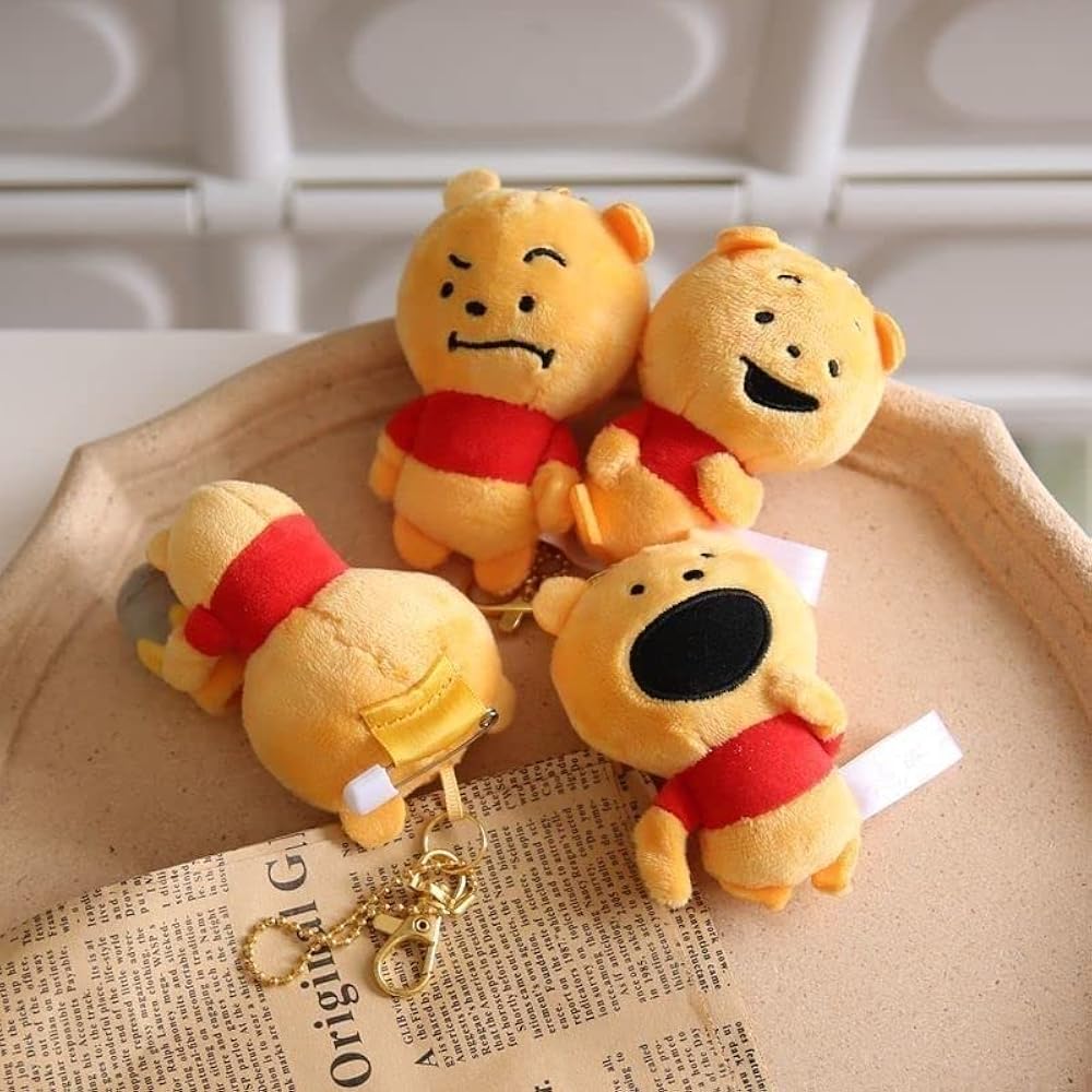 Amazon.co.jp: くまのプーさん キーホルダー ぬいぐるみ かわいい 多