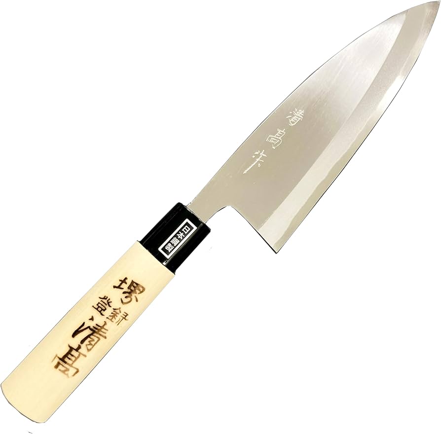 Amazon | 清高印 出刃包丁 180mm 日本製 （堺市） 本刃付 日本刃物鋼