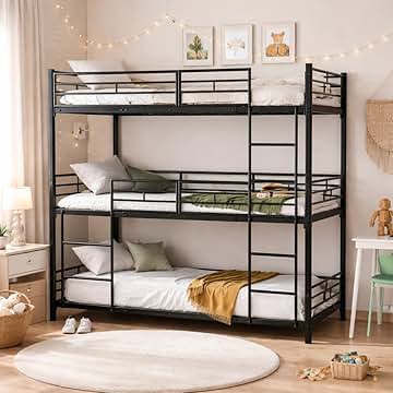 Amazon.co.jp: 3段ベッド 大人用