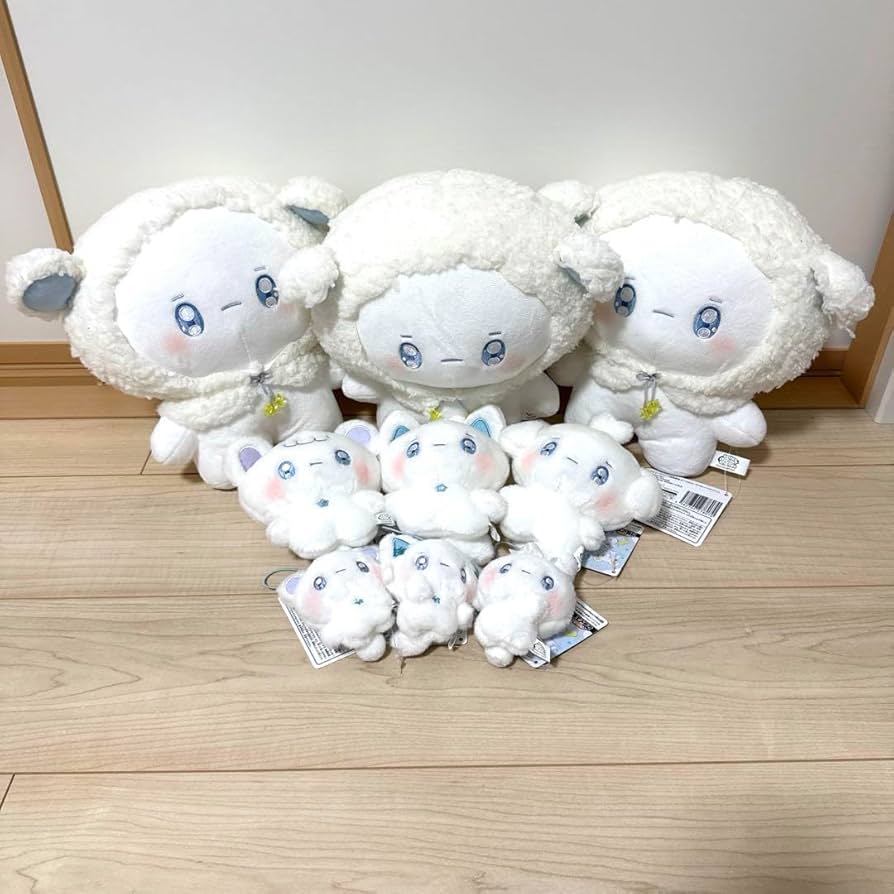 Amazon.co.jp: little fluffy friends 3種9体セット タグ : ファッション