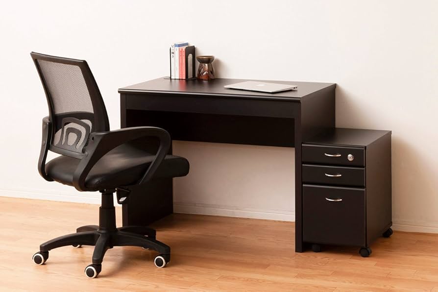 Amazon.co.jp: クロシオ フェイバーデスク90 ブラウン 93103 デスク