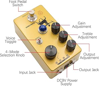 Amazon.co.jp: ALXFFBN オーバードライブ/プリアンプ/ブースター