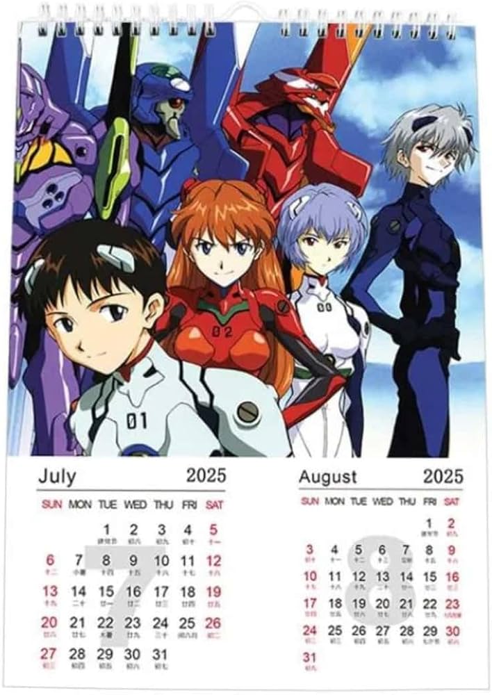 Amazon | EVA 2025年 カレンダー 壁掛け 13ページ 新世紀