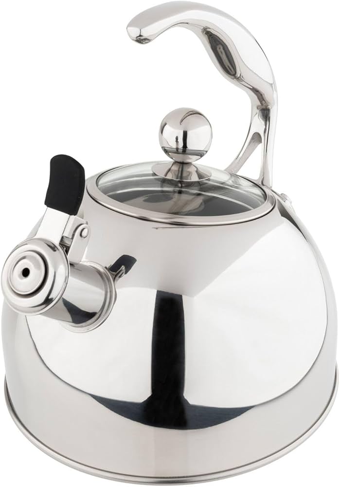 Amazon.com: Viking 3-Ply Stainless Steel Tea Kettle, 2.6 Quart