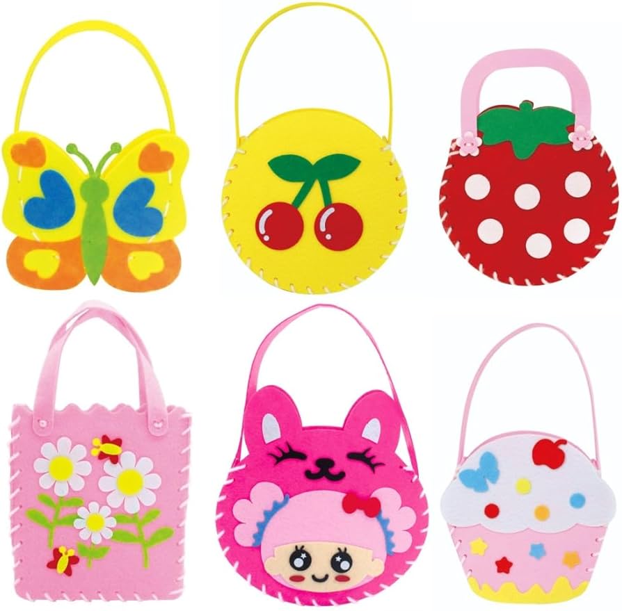 Amazon | seimeinoki ミニ 手作り バッグ キット フェルト生地 6種類