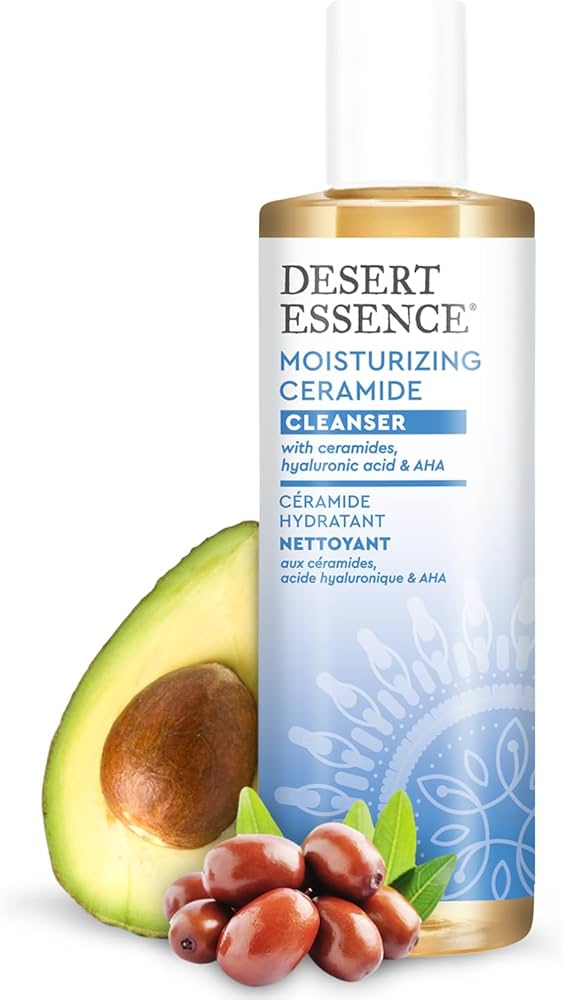 Amazon.com: Desert Essence Moisturizing Ceramide Facial Cleanser