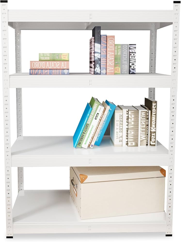 Amazon｜Ezcomp メタルラック スチールラック 幅80cm奥行40cm高さ114