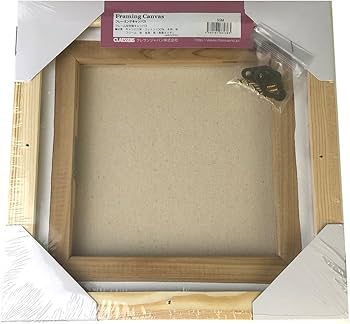 Amazon.co.jp: ゆめ画材 フレーミングキャンバス SSM (227×227) 木製木