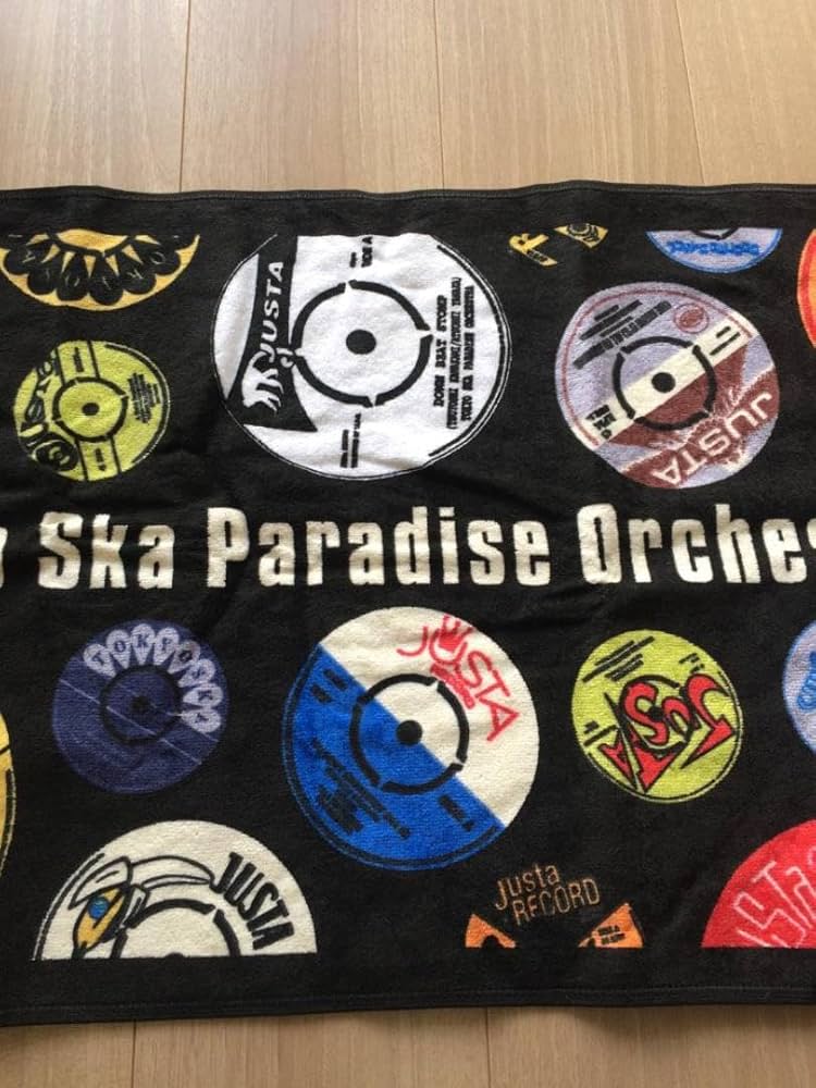 Amazon.co.jp: 東京スカパラダイスオーケストラ タオル 黒 スカパラ