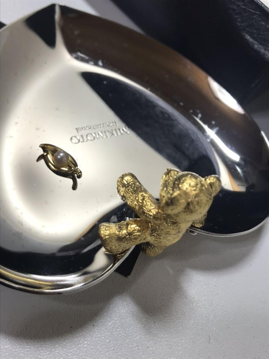 Amazon.co.jp: MIKIMOTO ミキモト ジュエリートレイ 小物入れ 熊