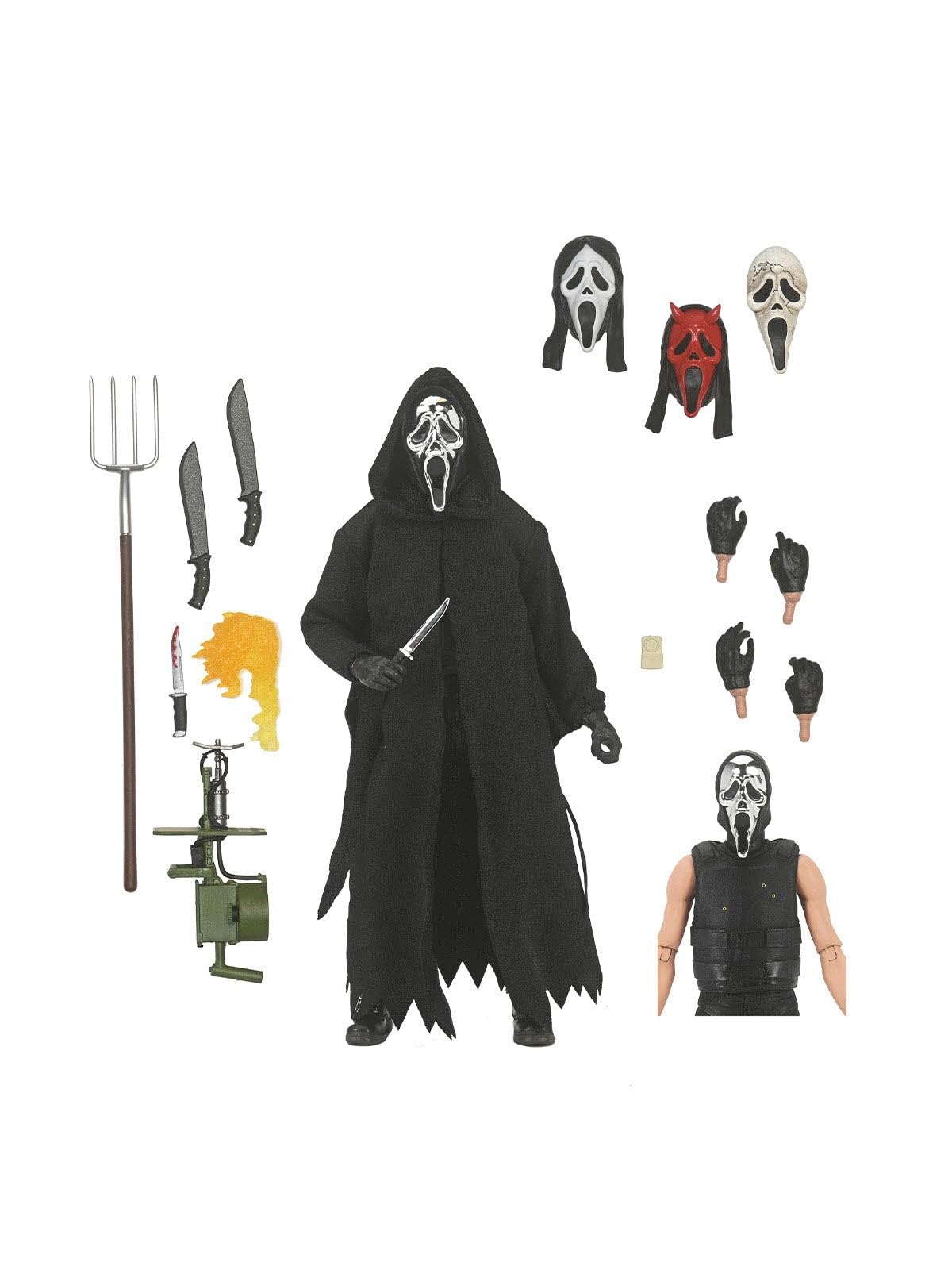 Amazon.co.jp: NECA - ゴーストフェイス - 7インチ アルティメット