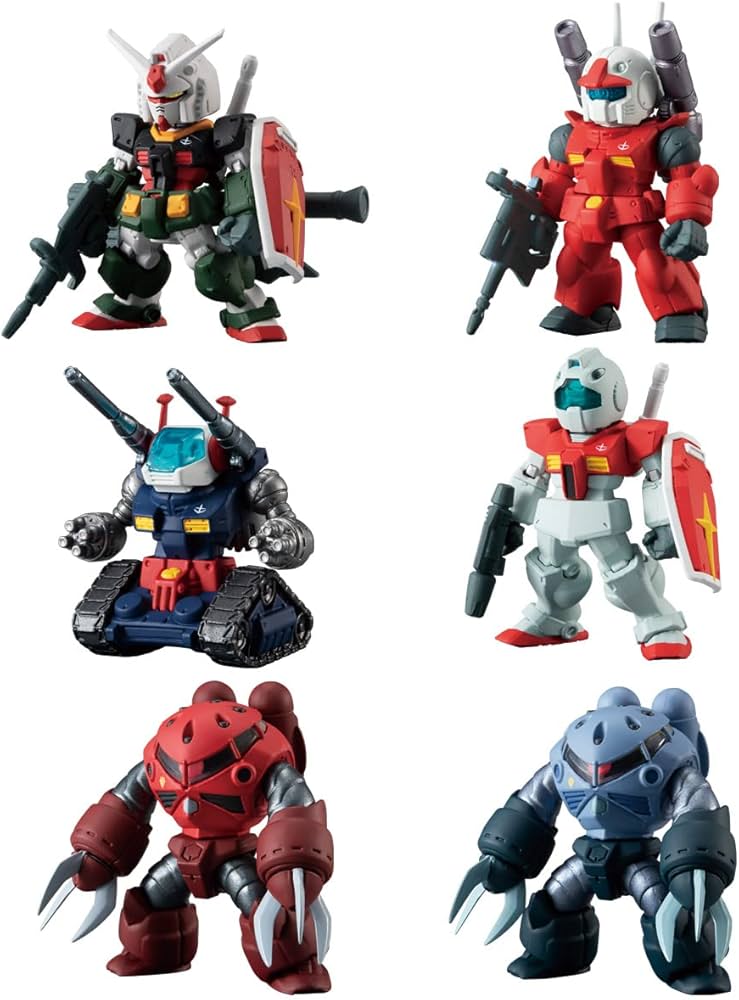 Amazon.com: FW Gundam Converge Operation Jaburo Set of 6 Types