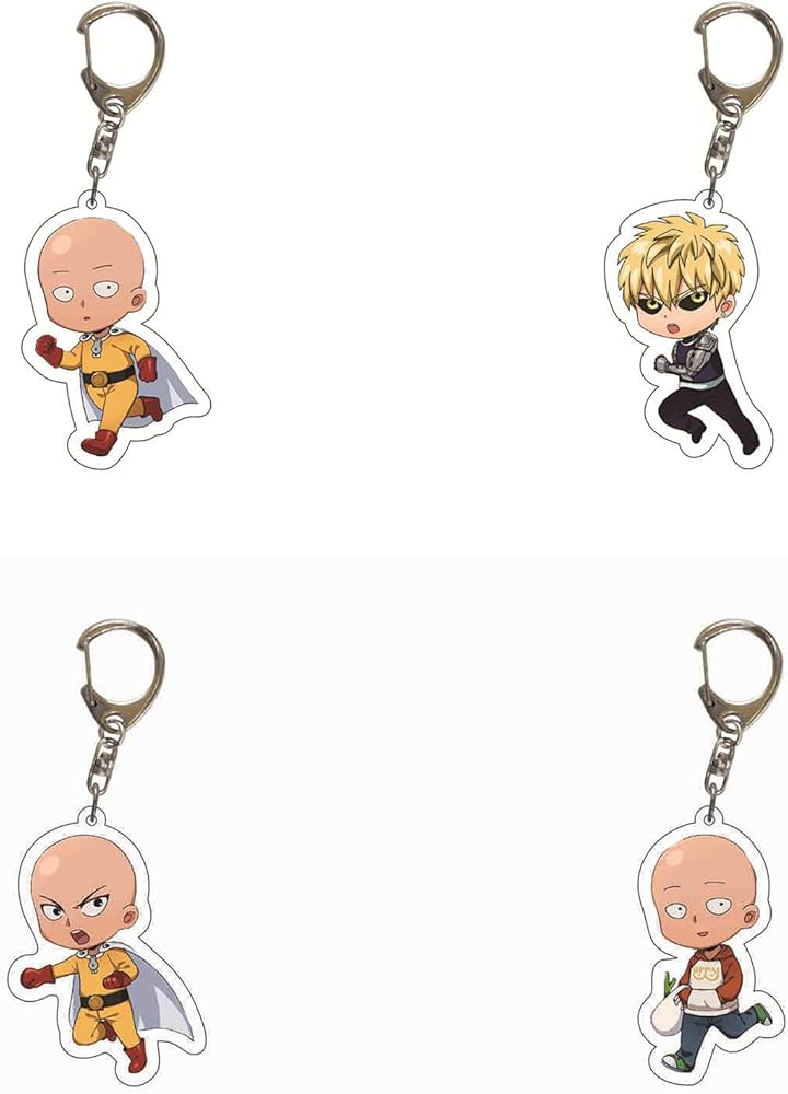 Amazon.co.jp: ワンパンマン キーホルダー キャラクター 4枚セット