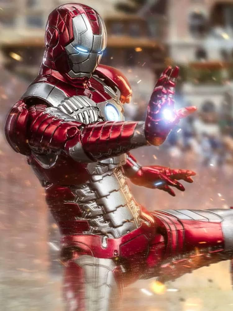 Amazon.co.jp: ZD TOYS マーベル アイアンマン2 マーク5 MK5 発光可 10