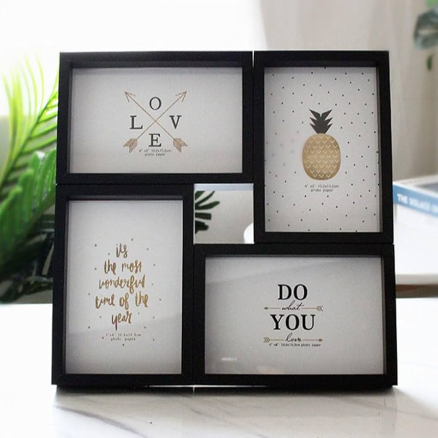 Amazon.co.jp: [LSDZW] フォトフレーム L判 4枚 写真集 写真立て