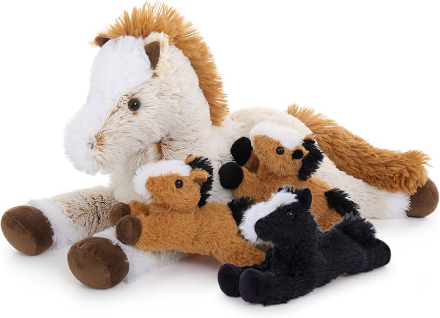 Amazon.co.jp: BENINY 馬 ぬいぐるみ 赤ちゃん ポニー ぬいぐるみ