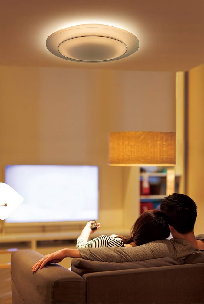 Amazon | アイリスオーヤマ LEDシーリングライト 間接照明 調光 調色