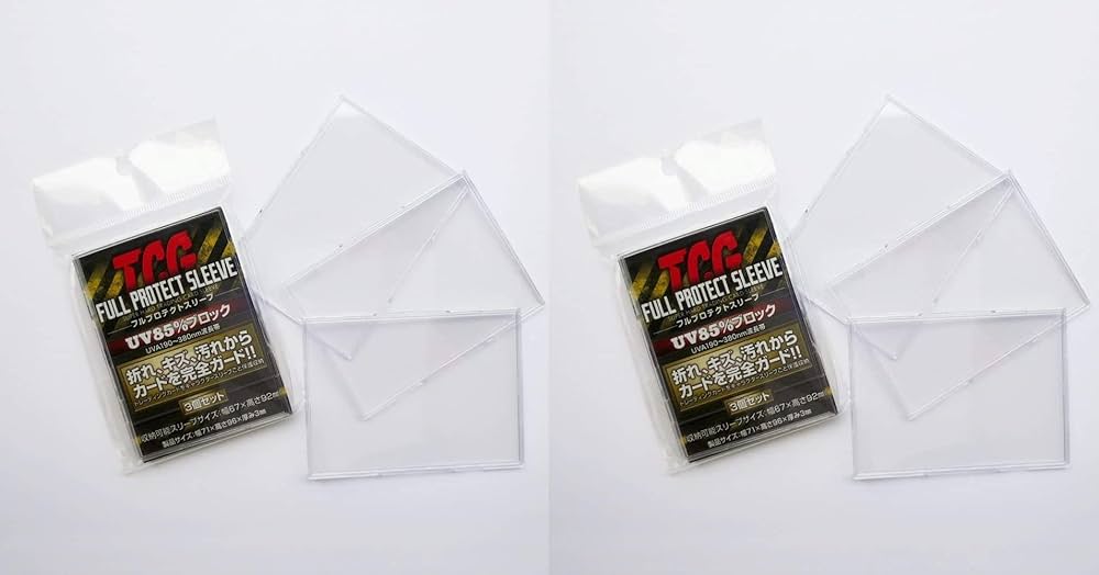 Amazon | TCG フルプロテクトスリーブ 3枚セット / トレーディング