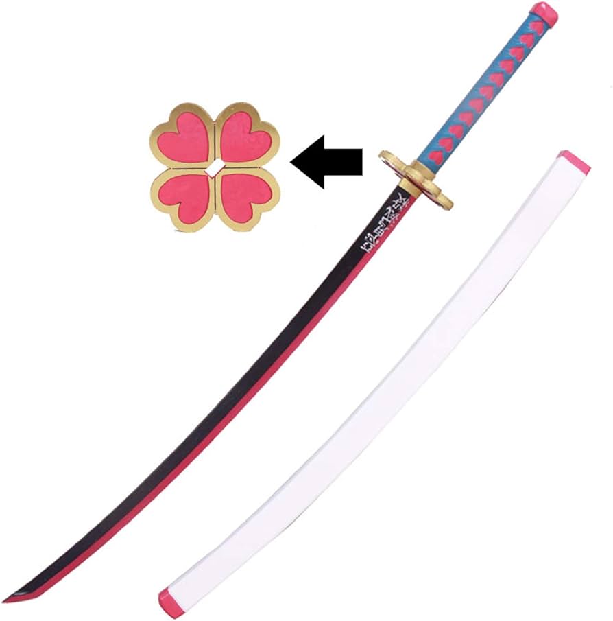 Amazon.co.jp: 鬼滅の刃 甘露寺蜜璃 日輪刀 コスプレ道具 鬼殺隊 恋柱