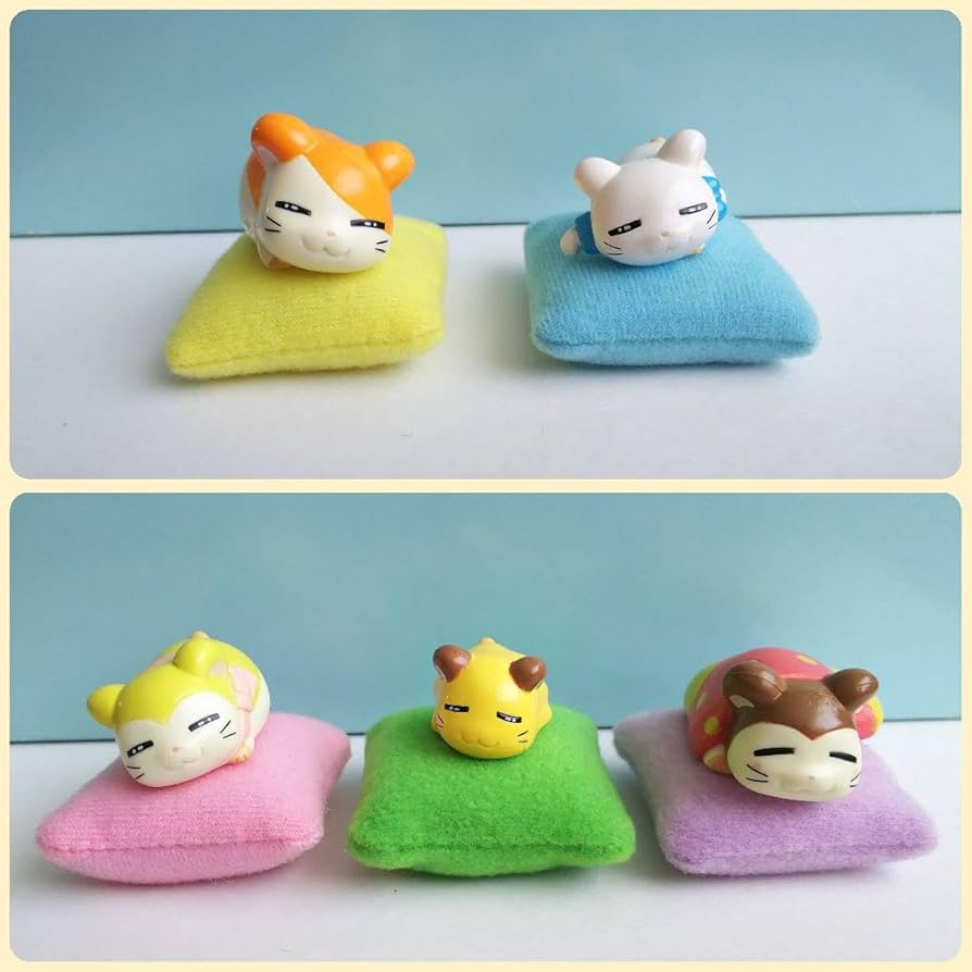 Amazon | 稀少 とっとこハム太郎 ねむねむハムちゃんず ミニフィギュア