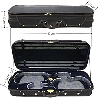 Amazon.co.jp: Vetimobato 調節可能なダブルバイオリンケース