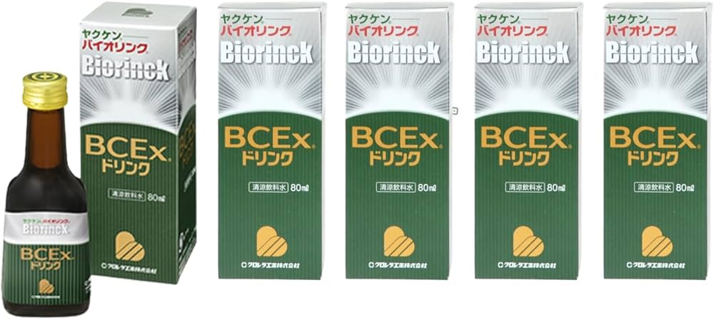 Amazon.co.jp: ヤクケン バイオリンク BCEx ドリンク 80ml×5本セット
