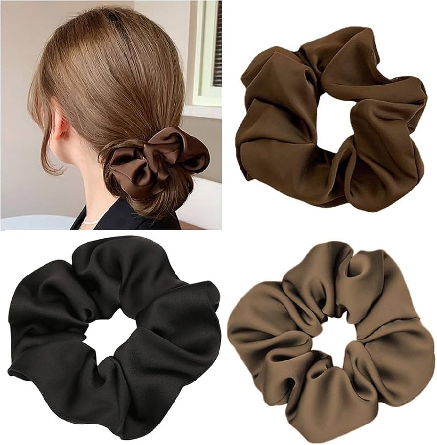 Amazon | シュシュ ヘアゴム シュシュおしゃれ 大人 ボリューム 大きめ