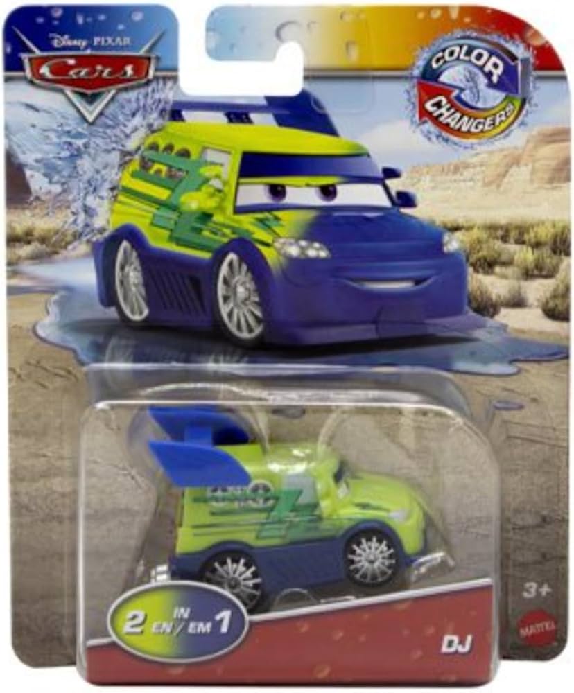 Amazon.com: Disney Pixar Cars Color Changers DJ Vehicle : Toys & Games