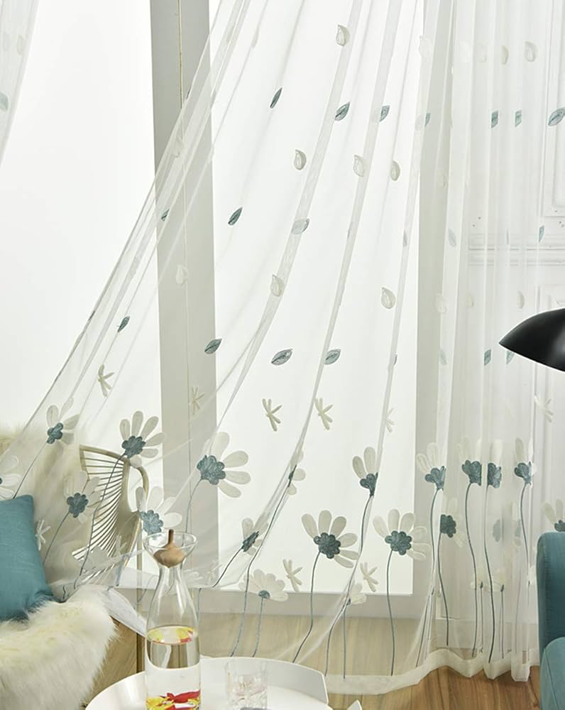 Amazon.co.jp: Stylish Lace Curtain, 90.6 inches (230 cm), Length