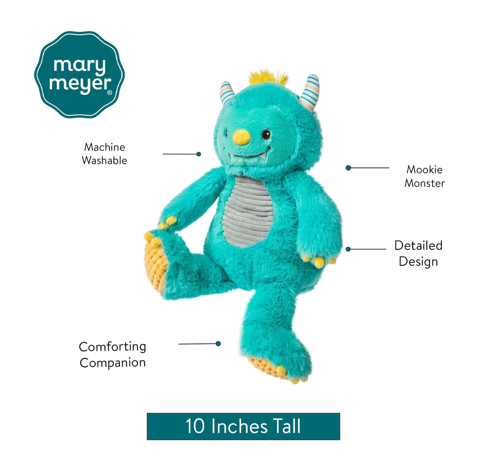 Amazon.com: Mary Meyer Stuffed Animal Huggable Plush Soft Toy, 10