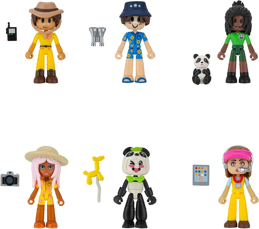 Amazon.com: Livetopia Day at The Zoo Pack - Six 2.75-Inch Mix-and