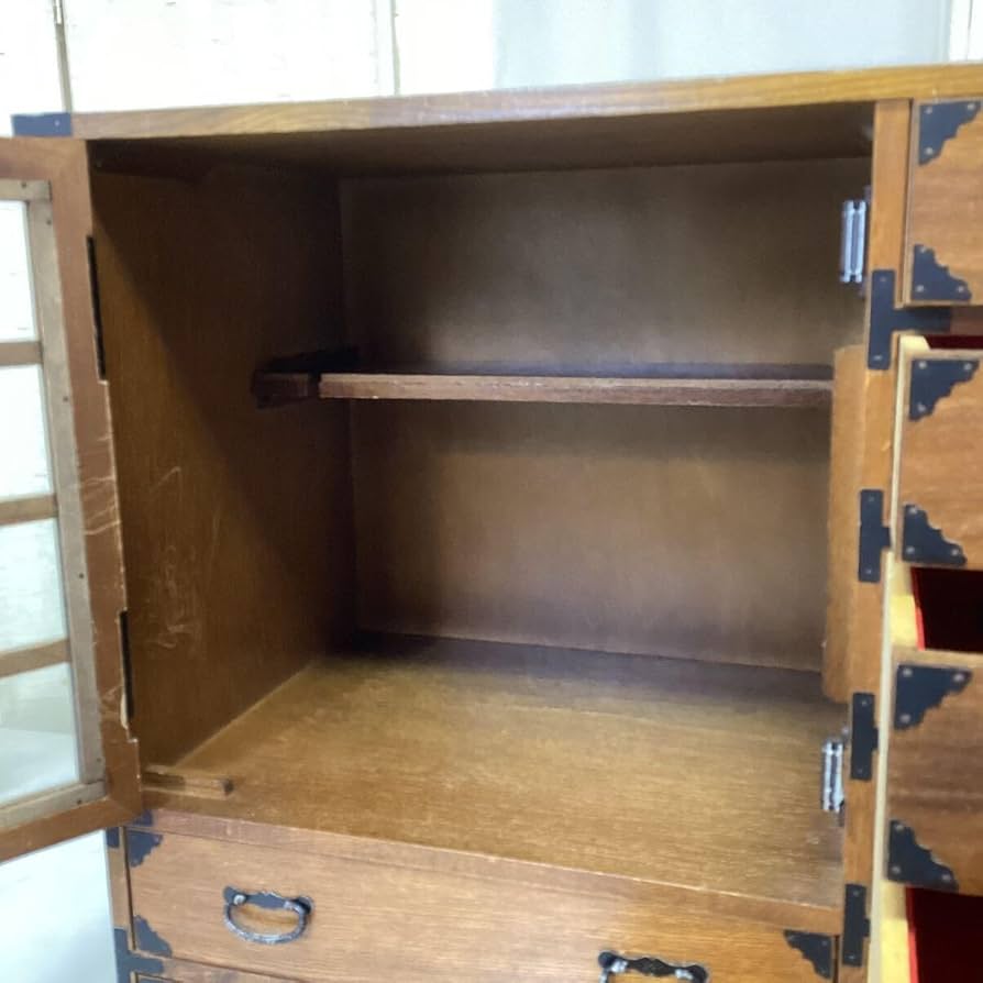 Amazon.co.jp: 時代箪笥民藝箪笥和箪笥古家具小箪笥小棚小引き出し木製